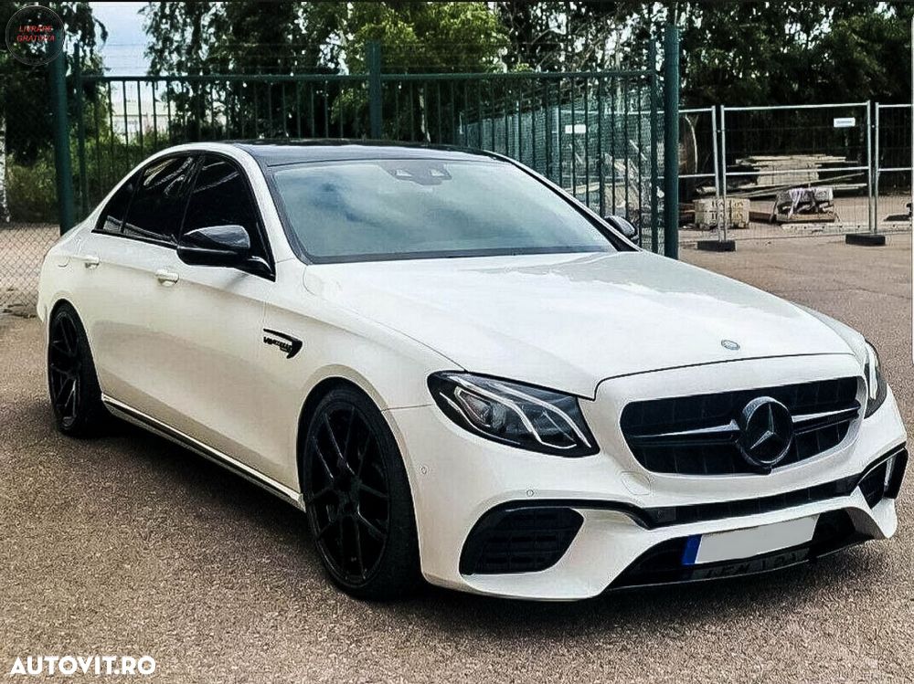 Kit Exterior Mercedes E-Class W213 (2016-2019) E63 Design Ornamente Tobe Negre- livrare gratuita - 23
