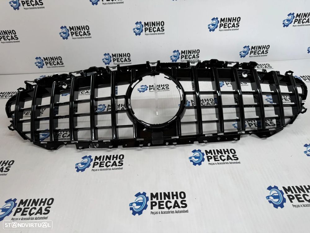 Grelha Frontal Mercedes Class CLS (W257) GTR Preto Brilho - 2
