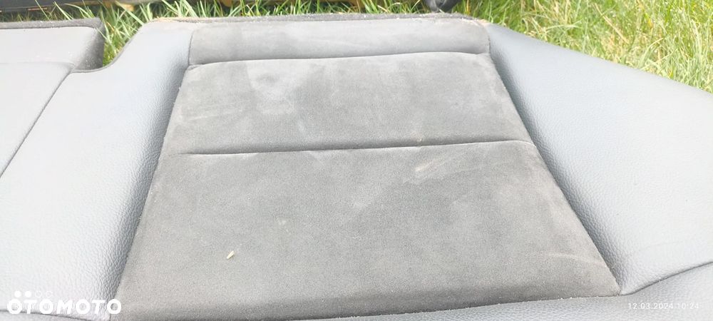 MERCEDES W212 SEDAN KANAPA TYLNA  PÓŁSKÓRA JAK NOWA - 6