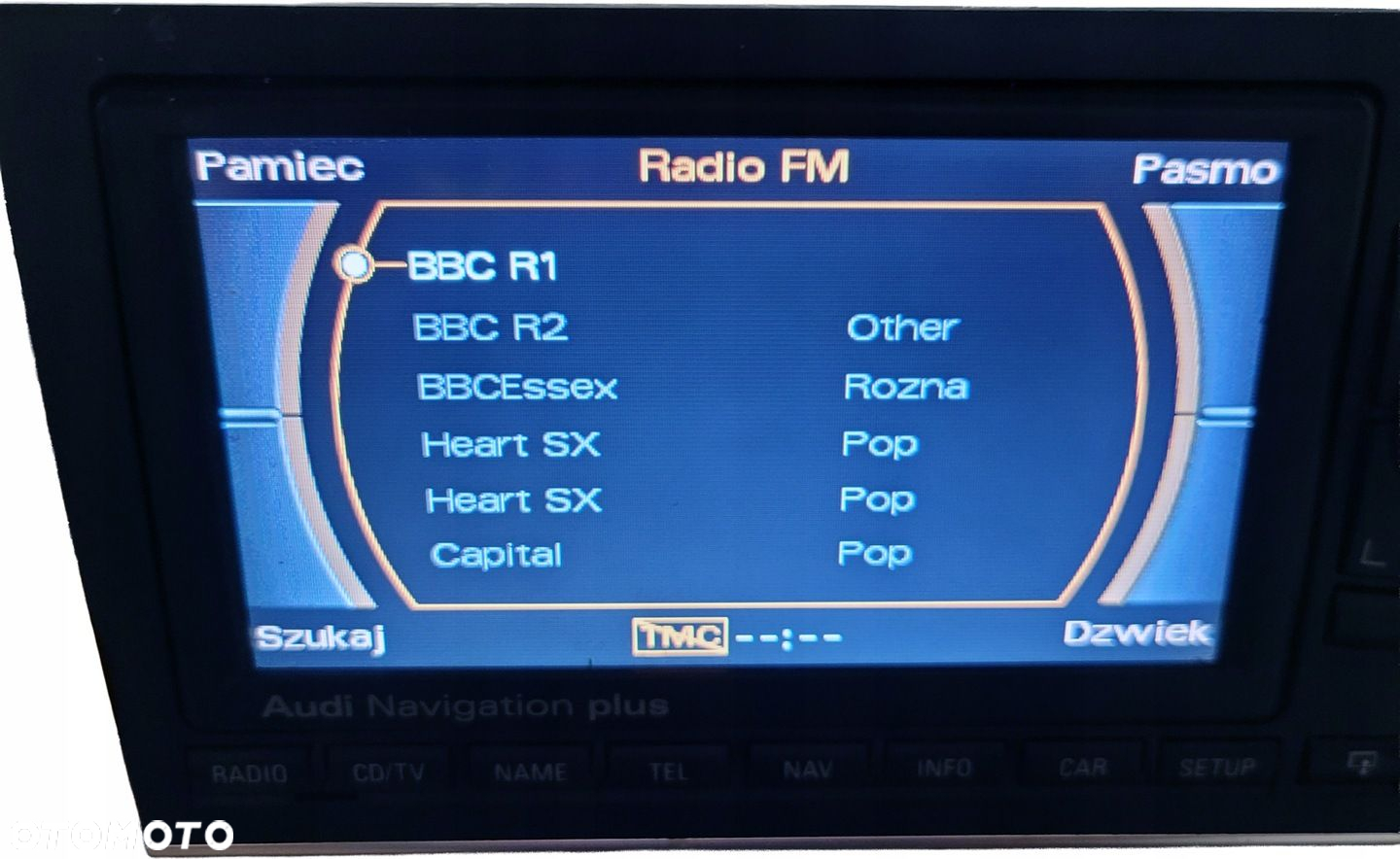 AUDI A4 B6 B7 RNS-E RADIO NAWIGACJA NAVI KOD MENU PL 8E0035192K - 2