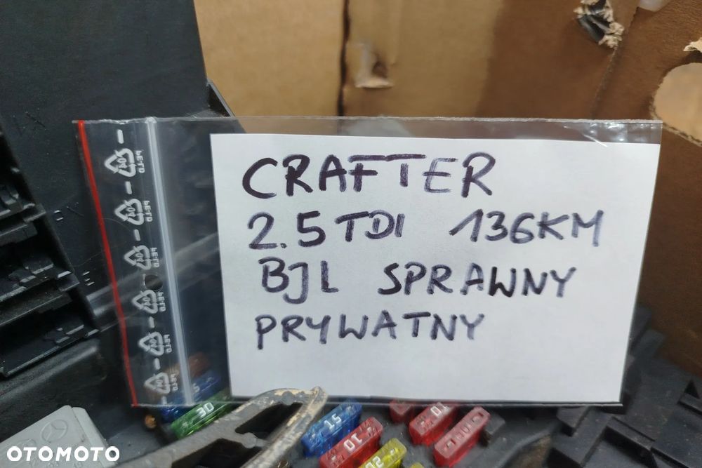 Zestaw startowy komputer sterownik silnika Bosch 0281014132 / 074906032BA do Volkswagen Crafter 2.5 TDI 136KM BJL licznik moduł komfortu immobilizer stacyjka kluczyk rygiel - 11