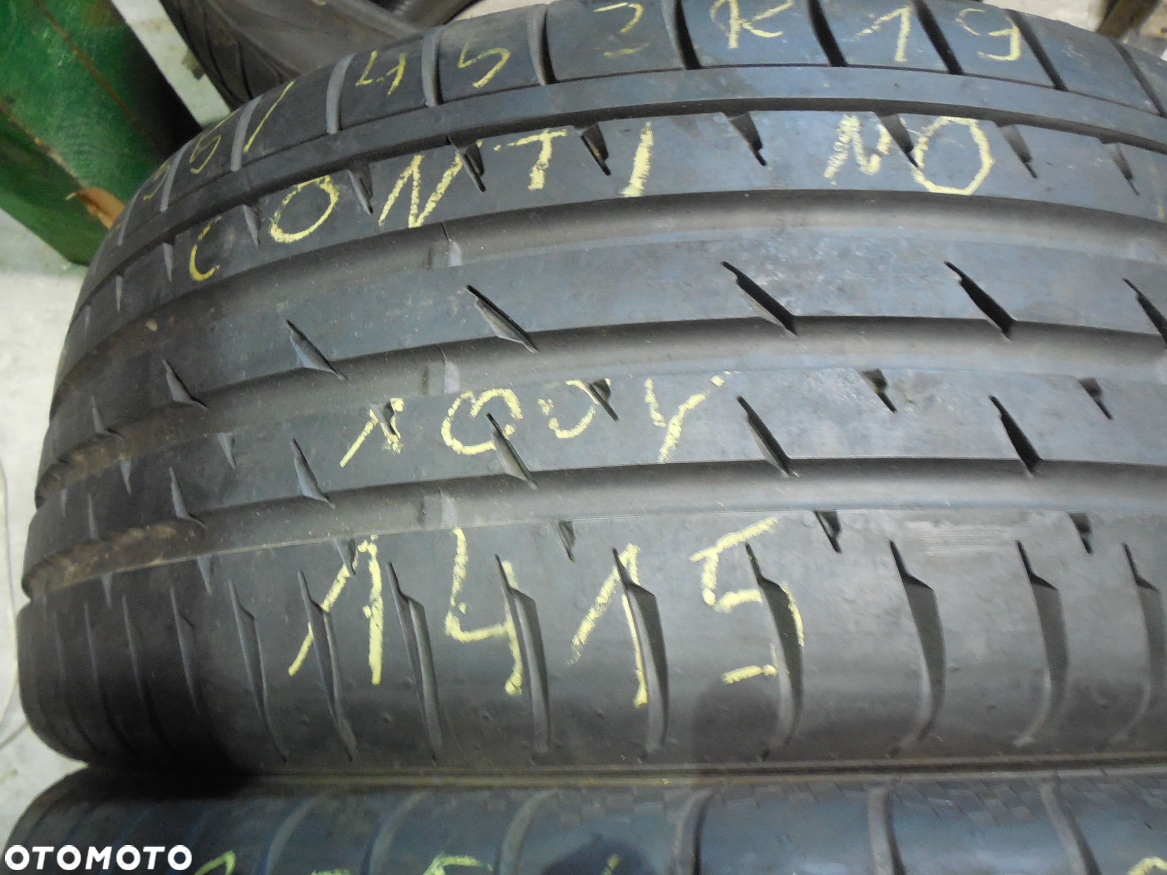 OPONY 255/45R19 CONTINENTAL CONTI SPORT CONTACT 3 DOT 1415/ 3614 8.5MM - 2