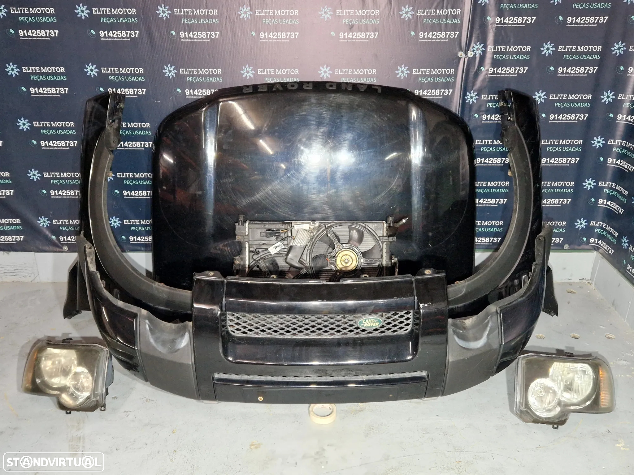 Frente completa usada LAND ROVER FREELANDER TD4 FACELIFT capot parachoques guardalamas oticas - 2