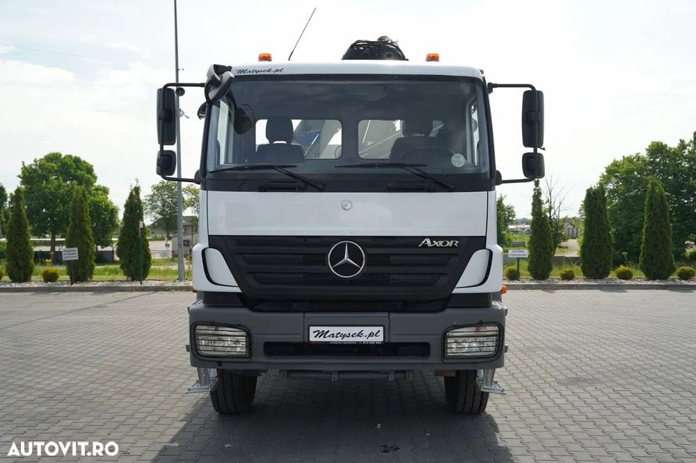 Mercedes-Benz AXOR 1833 / 4x2 / BASCULATOR 3 LATE + HDS HIAB 122 / HYDROBRA / MANUAL / - 14