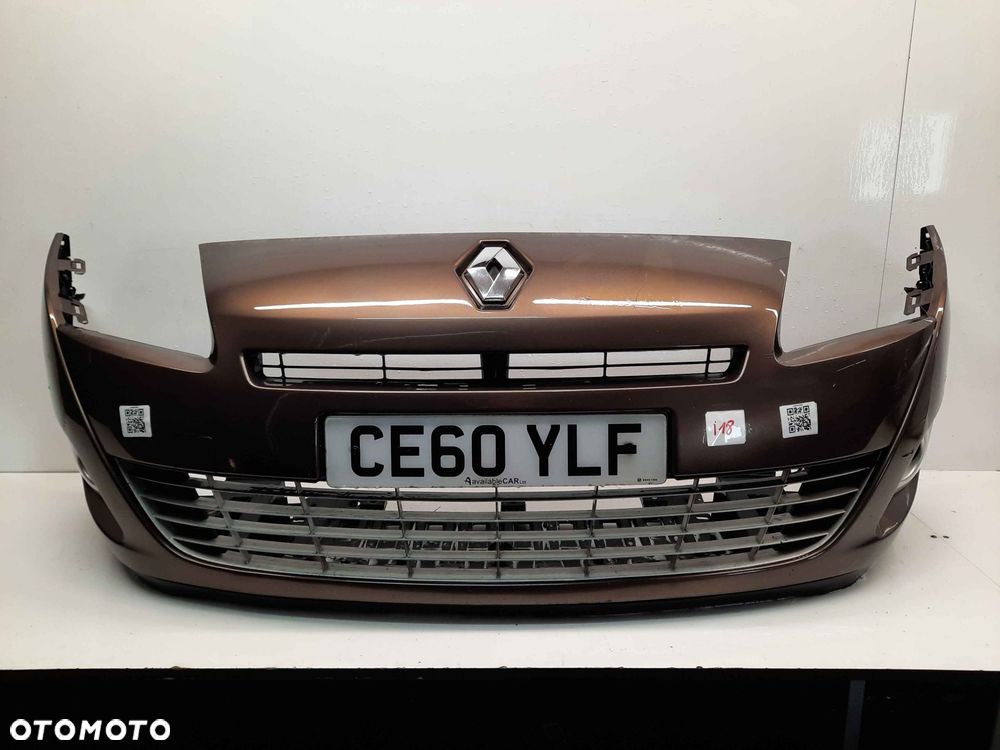 } ZDERZAK PRZÓD PRZEDNI RENAULT GRAND SCENIC 3 TECNB BRĄZ BRĄZOWY HALOGENY - 1