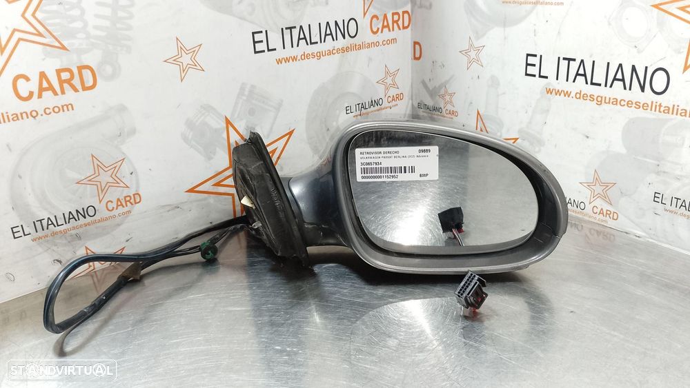 RETROVISOR DIREITO VOLKSWAGEN PASSAT BERLINA 3C2 - 1
