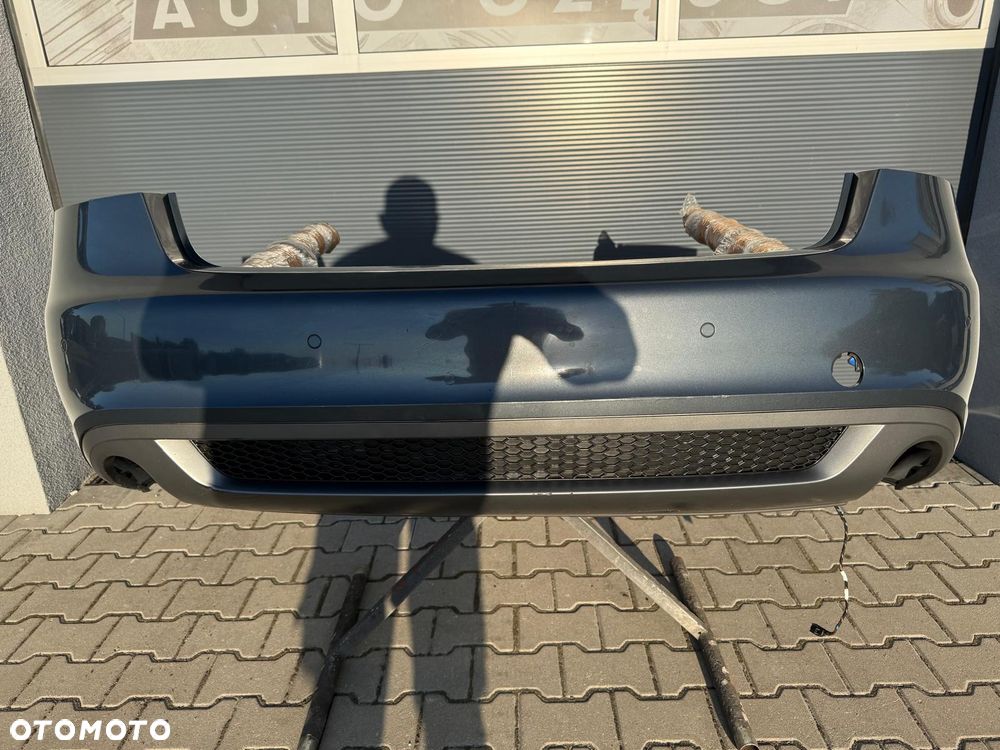 AUDI A5 8T COUPE S-LINE 07-11 ZDERZAK TYŁ TYLNY KOLOR LZ7H ŚLIZGI - 4