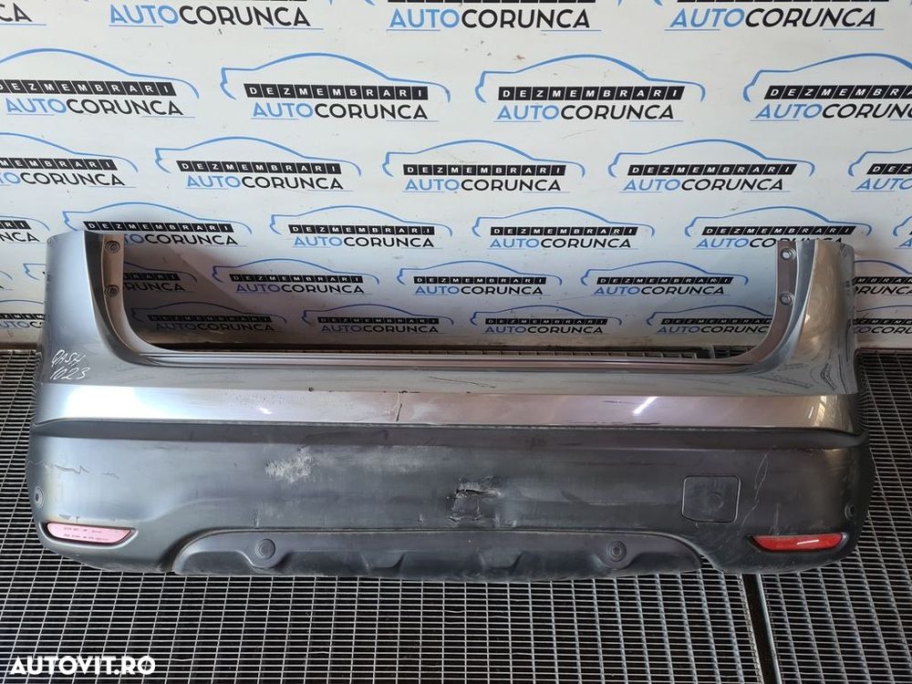 Bara spate Nissan Qashqai J11 2013 - 2017 SUV 4 Usi GRI (1023) LOVITA ȘI ZGÂRIATA CRĂPATĂ - 1