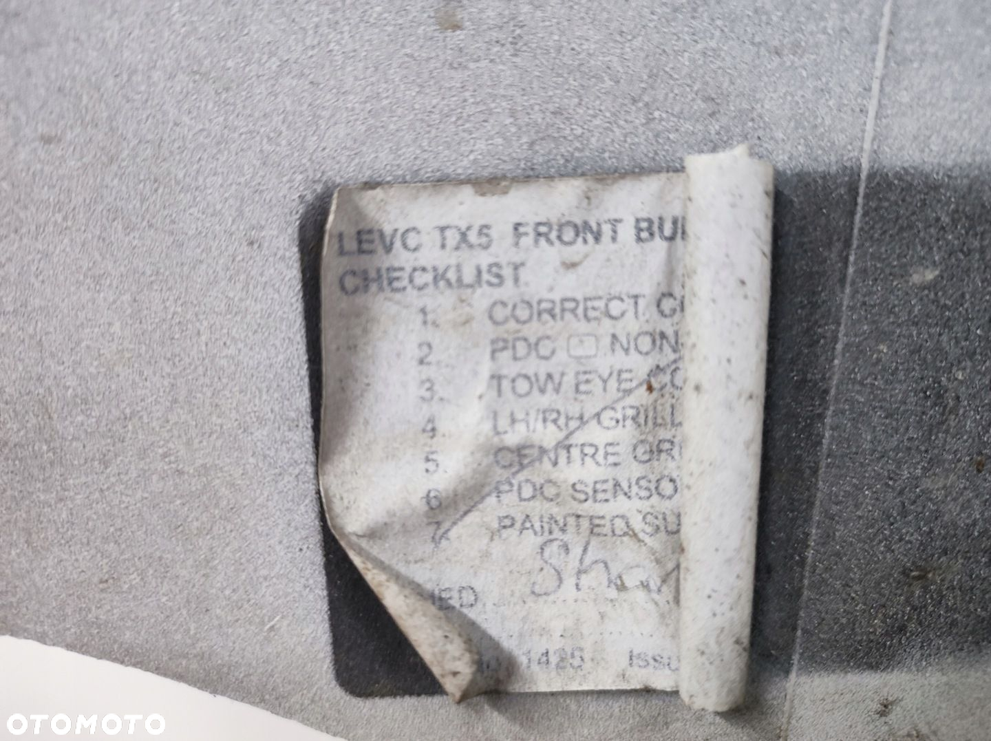 ZDERZAK PRZÓD PRZEDNI LEVC TX ELECTRIC 1B0002377AC 1B0001107AC - 8