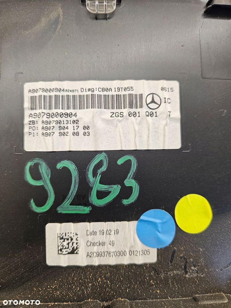 licznik mercedes sprinter 18-24 rok a9079000904 europa - 3