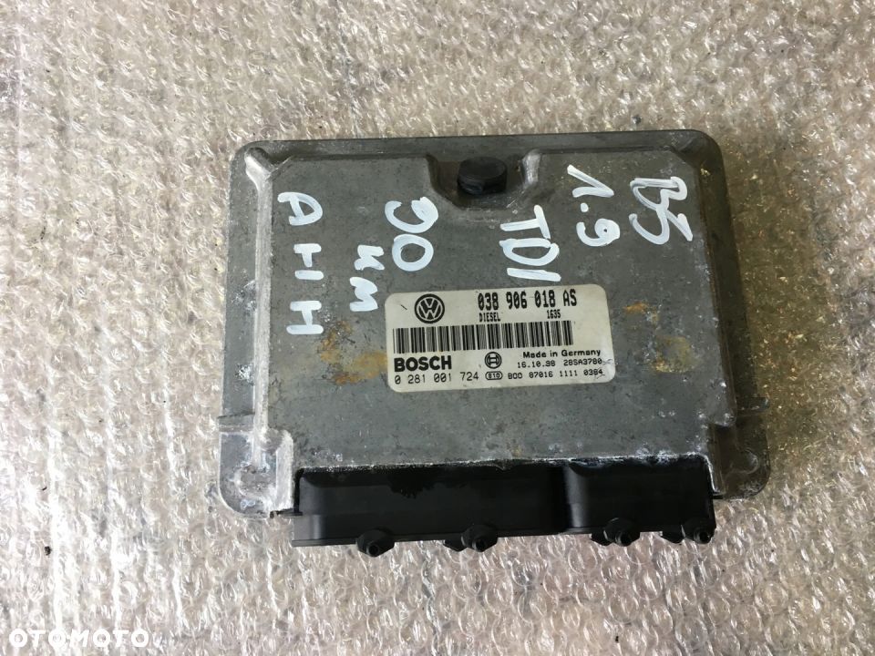 STEROWNIK SILNIKA VW AUDI 1.9 TDI AHH 038906018AS - 1
