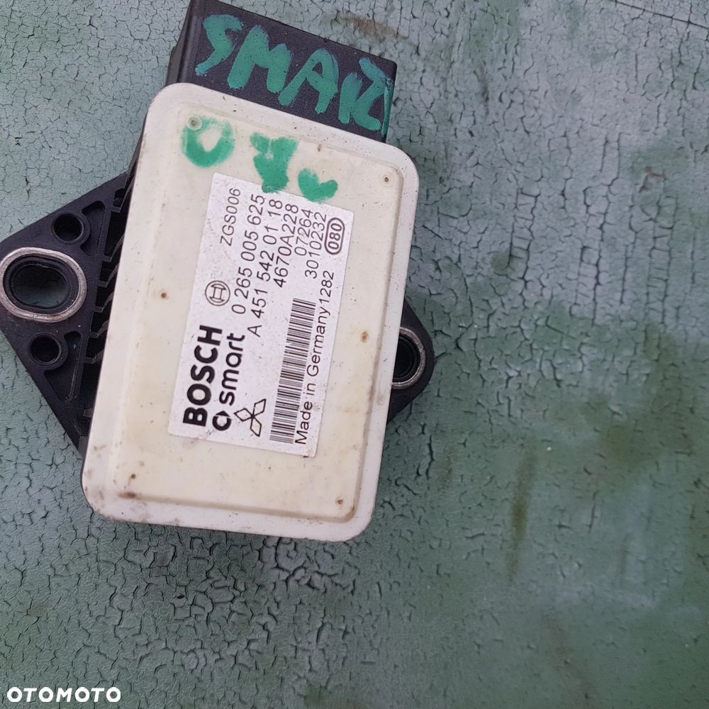 zawór rozprężny nagrzewniczka rura wody SMART ForTwo II 451 CZUJNIK MODUŁ STEROWNIK ESP A4515420118 0265005625 - 6