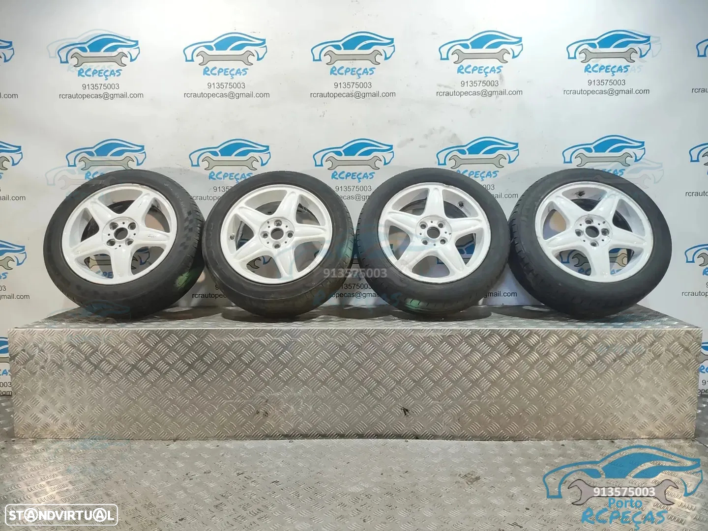Conjunto Jantes 16" Mini - 6.5J | ET48 | 4x100 - Originais | Jante | 6769410 | 6769409 | 195 55 16 | 4 x 100 | 16 Polegadas | Original | R53 | R55 | R50 | R56 | R57 | R58 | R59 | R60 | Clubman | Cabrio | Roadster | Coupe - 2