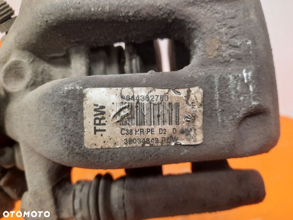 PEUGEOT 407 1.6 HDIF 16V  04-10 ZACISK HAMULCOWY PRZÓD PRAWY 9844362780 - 6
