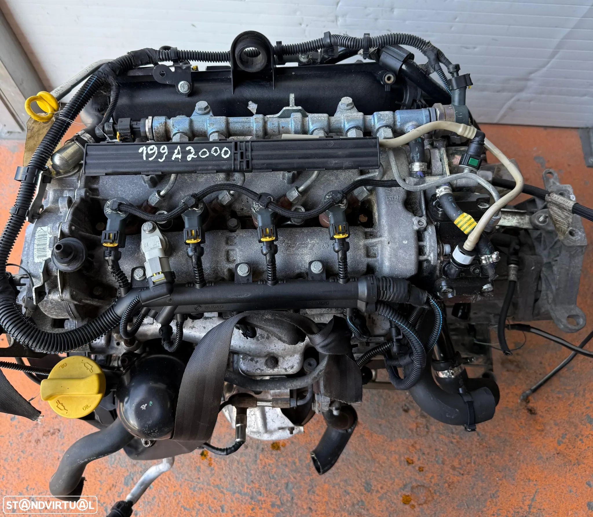 Motor Fiat Punto Evo/Grande Punto/Doblo 1.3 Multijet Ref: 199A2000 - 1