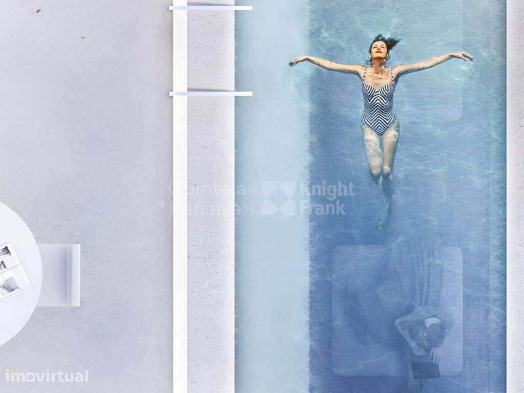 Villa T4+1 com piscina e estacionamento em Campo de Ourique - Grande imagem: 5/16