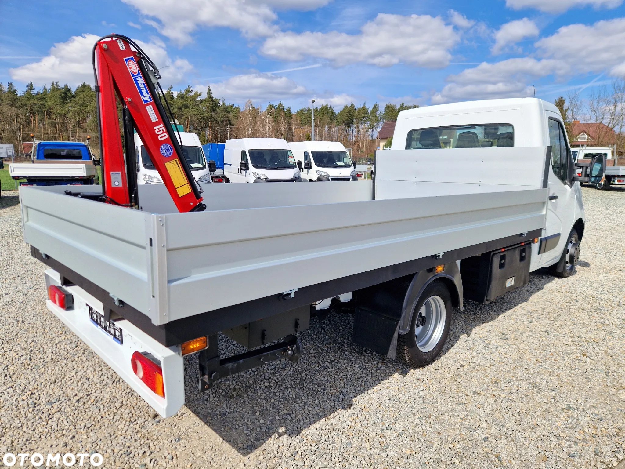 Renault MASTER 2,3 DCI 165 KONNA SKRZYNIA 4,1M HDS HMF 830 KG KLIMA BLIŻNIAKI DO 3,5T 157T/KM PRZEBIEGU GWARANCJA - 6