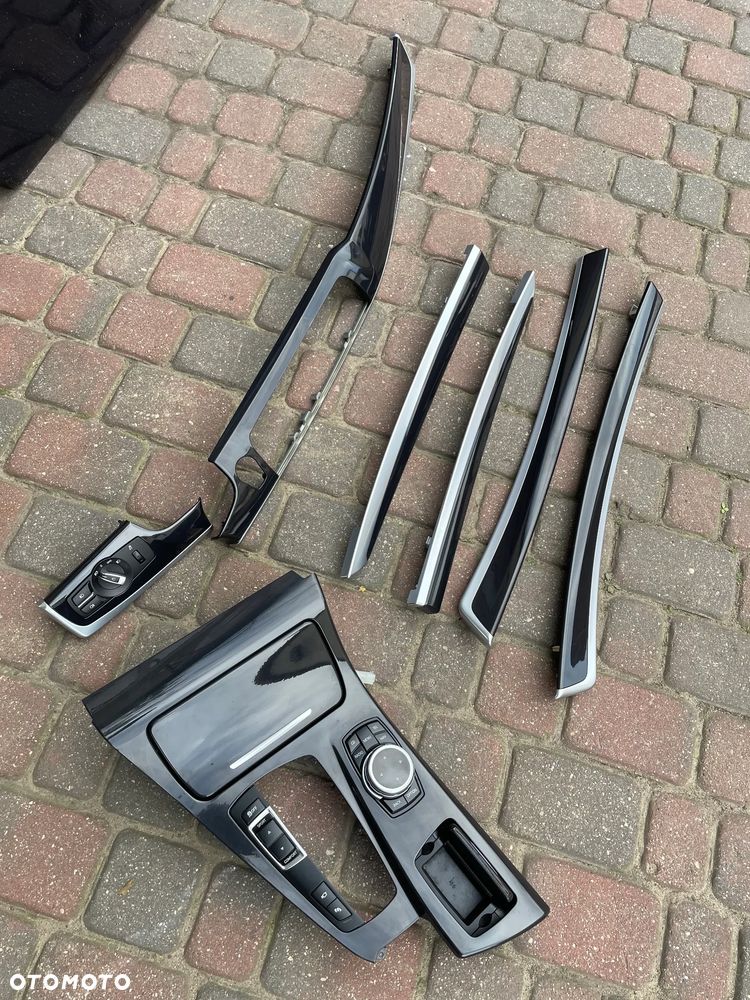 bmw f10 f11 dekor dekory czarne połysk  black EUROPA bez rys