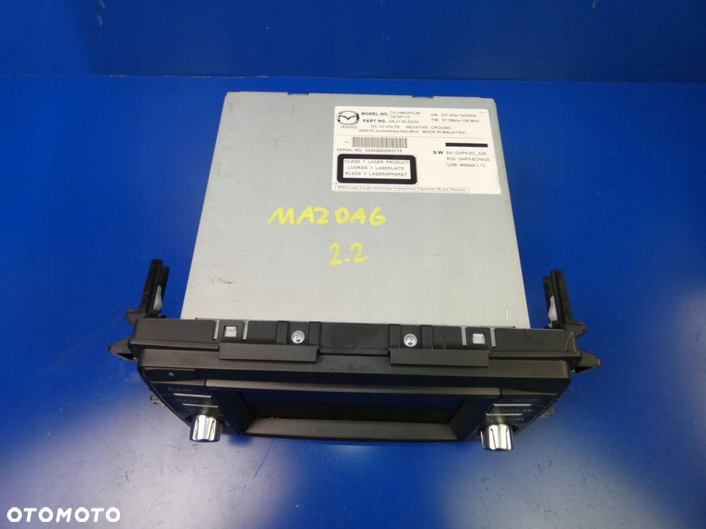 MAZDA 6 III GJ RADIO FABRYCZNE NAWIGACJA - 2