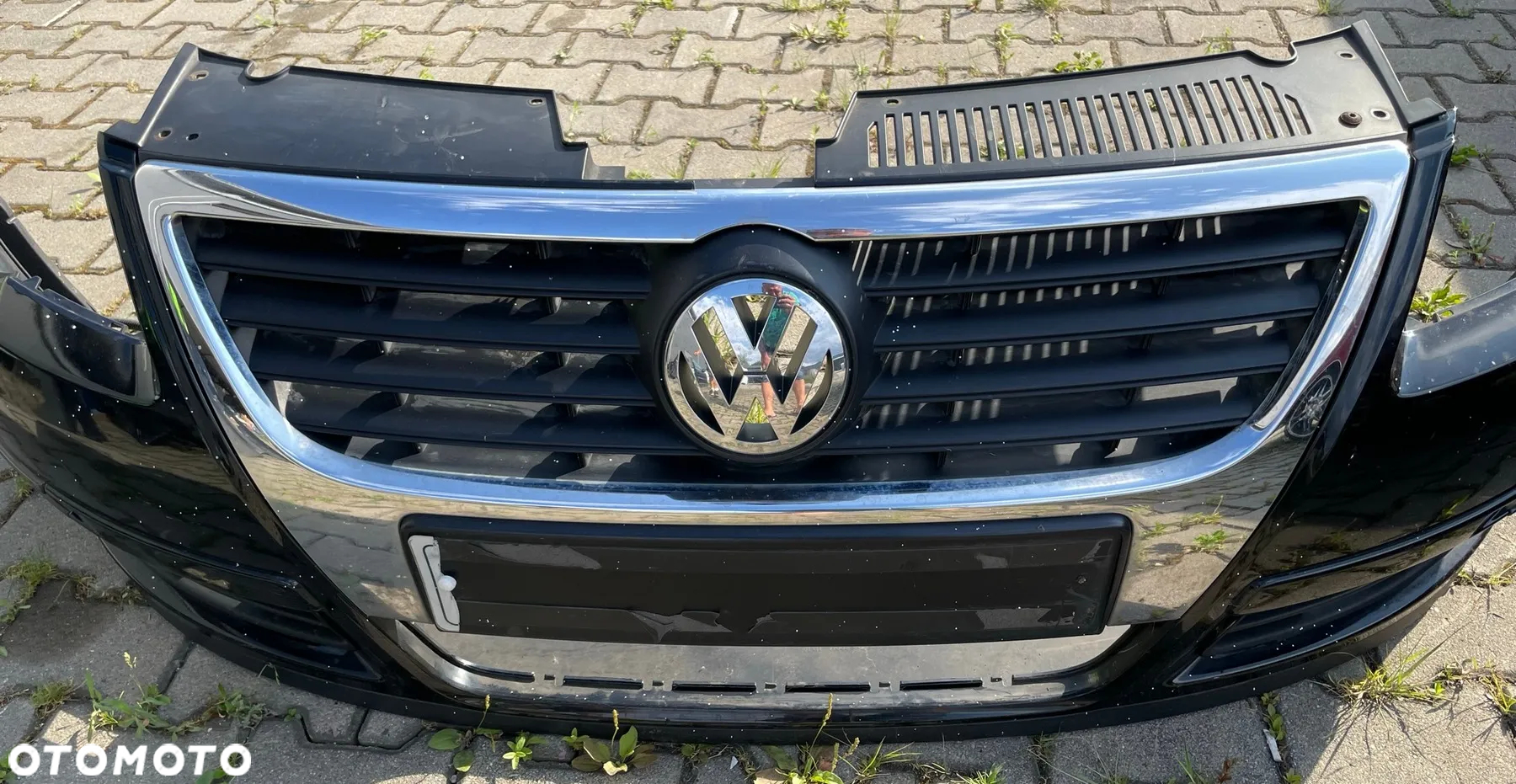 VW Passat B6 3C 3C0 zderzak przód przedni grill atrapa - 2
