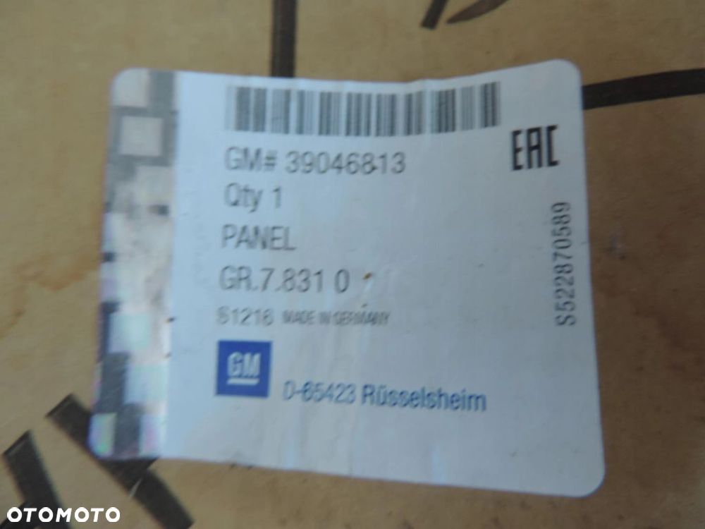OPEL ADAM ROCKS ZDERZAK TYŁ 13450368 13450367 39046813 NOWY ORYGINAŁ - 13