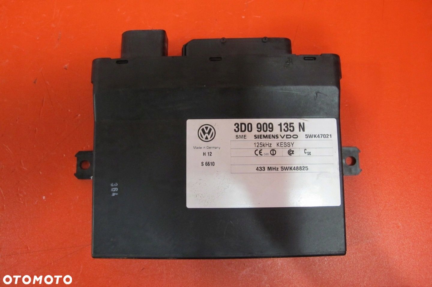 VW TOUAREG 7LA PORSCHE CAYENNE I 7L MODUŁ STEROWNIK KESSY 3D0909135N - 1