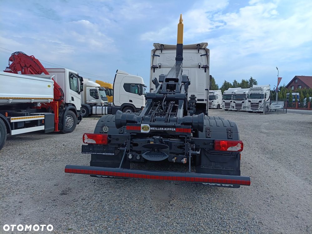Scania R450,Hakowiec Meiller 20/70, Skrętna, Sprowadzona - 12