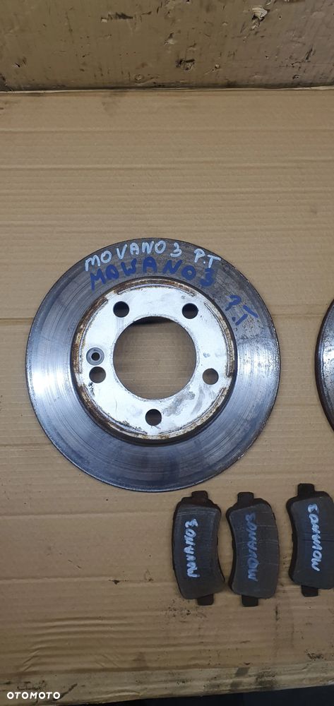 Tarcze hamulcowe klocki tył tylne Opel Movano III RWD Tył Napęd - 3
