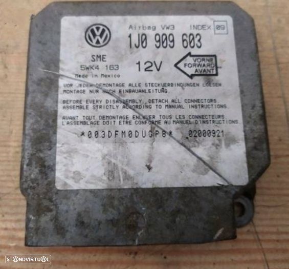 Centralina Airbag Seat Ibiza 6K2 Golf IV 1J0909603 - 1