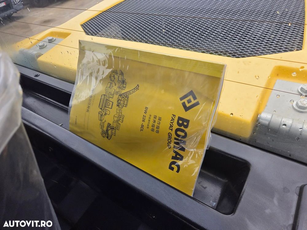 Bomag BW226 pt terasamente, NOU, latime tambur 2,1, motor 147kW Ad Blue, masa operationala 22t, CE, cabina inchisa FOPS/ROPS, posibilitate leasing 5 ani-PROMOTIE 96.900Eur+Tva - 25