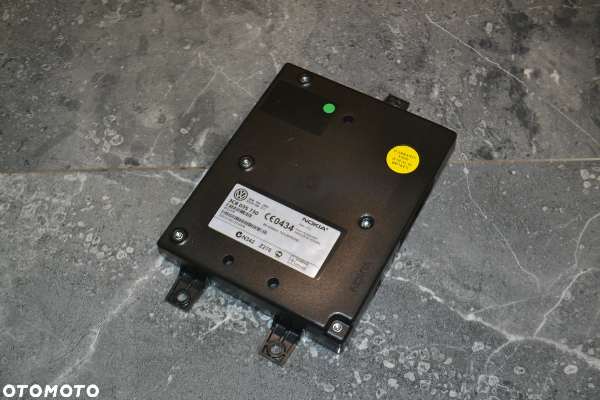 VW PASSAT B6 GOLF V MODUŁ BLUETOOTH NOKIA 3C8035730 - 2