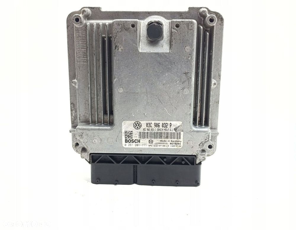 KOMPUTER SILNIKA STEROWNIK VW GOLF V 1.4 TSI 03C906032P 0261201771 - 1