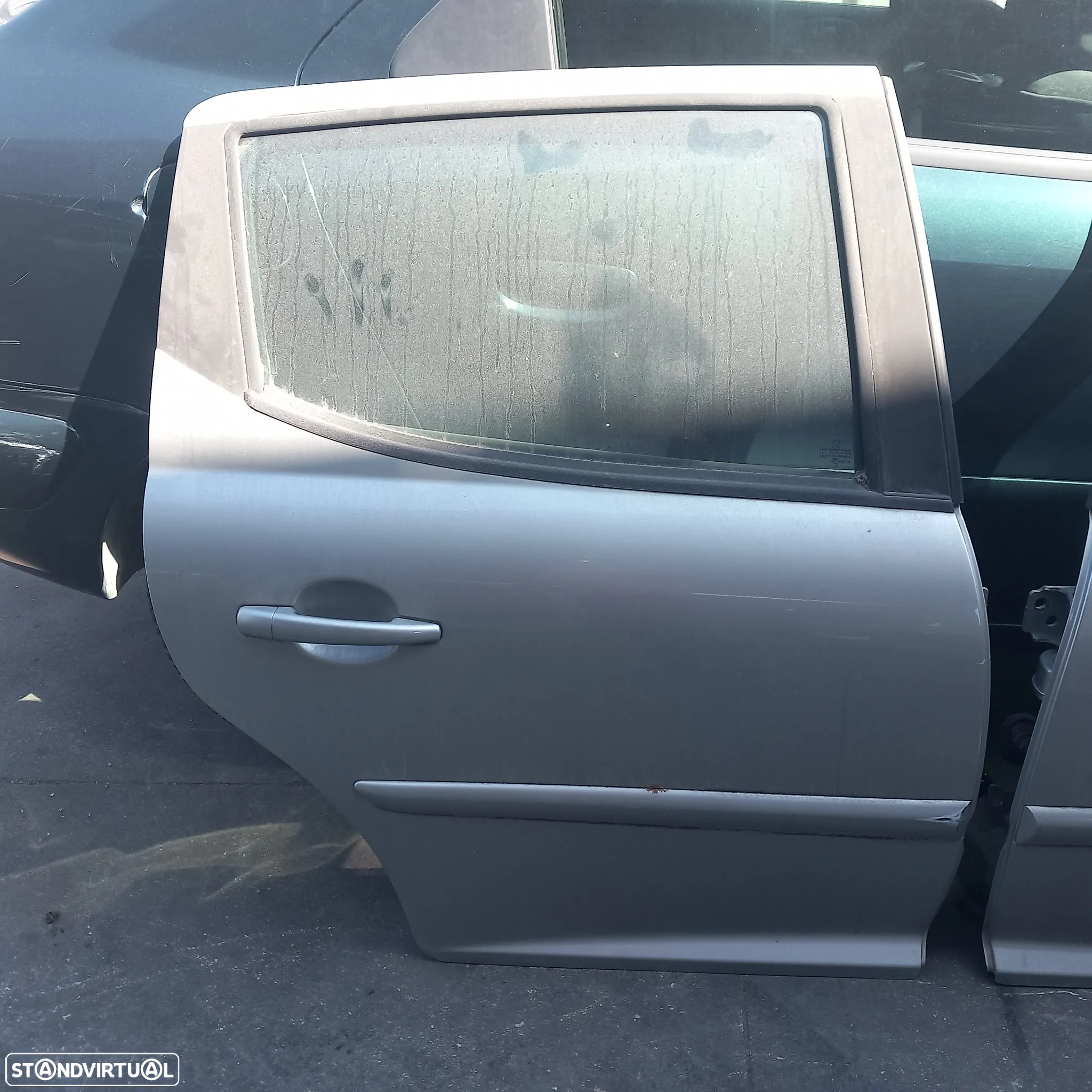 Porta tras completa lado passageiro peugeot 207 sw - 5