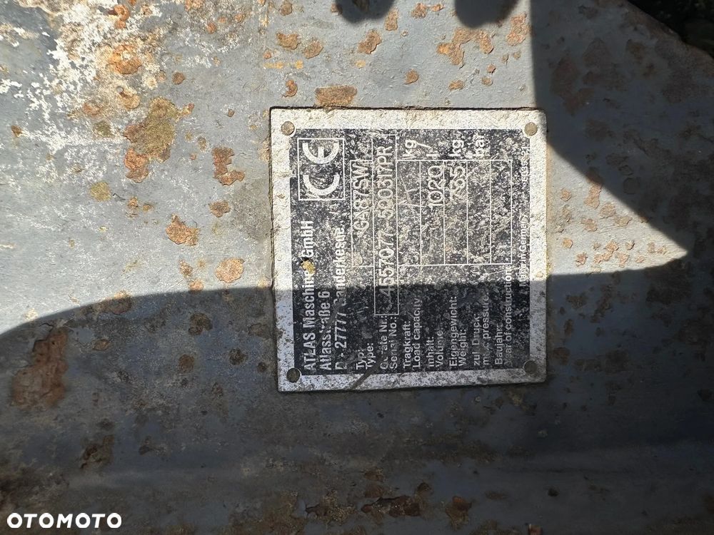 Łyżka skarpówka skosowana na SMP T620 - 7