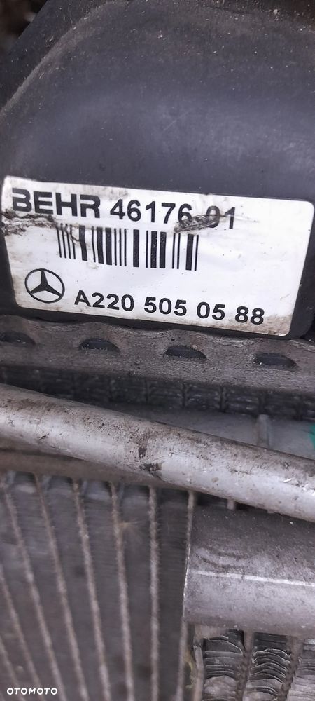 MERCEDES W220 wentylator 850W chłodnica - 4