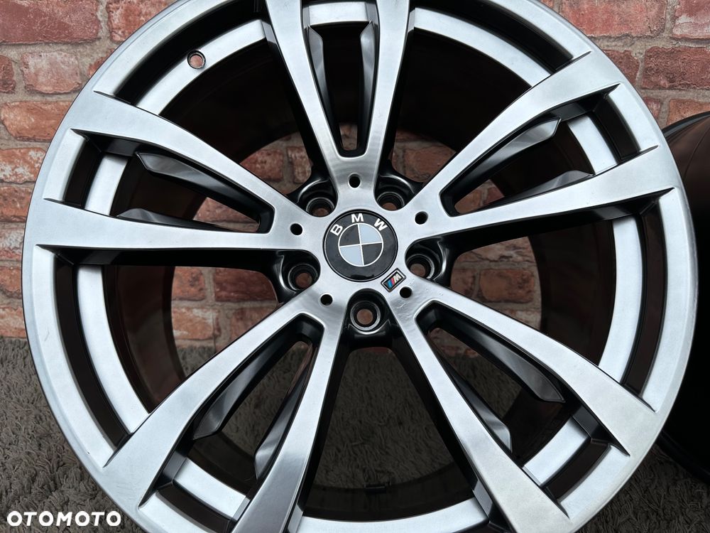 Oryginalne felgi BMW 20 M pakiet 5x120 X5 F15 Styling 469 E70 E53 X6 E71 F16 F01 E38 E60 E65 SUV 10j ET40 11j ET37 7846790 74.1mm 7846791 alufelgi Shadow Chrome - 6