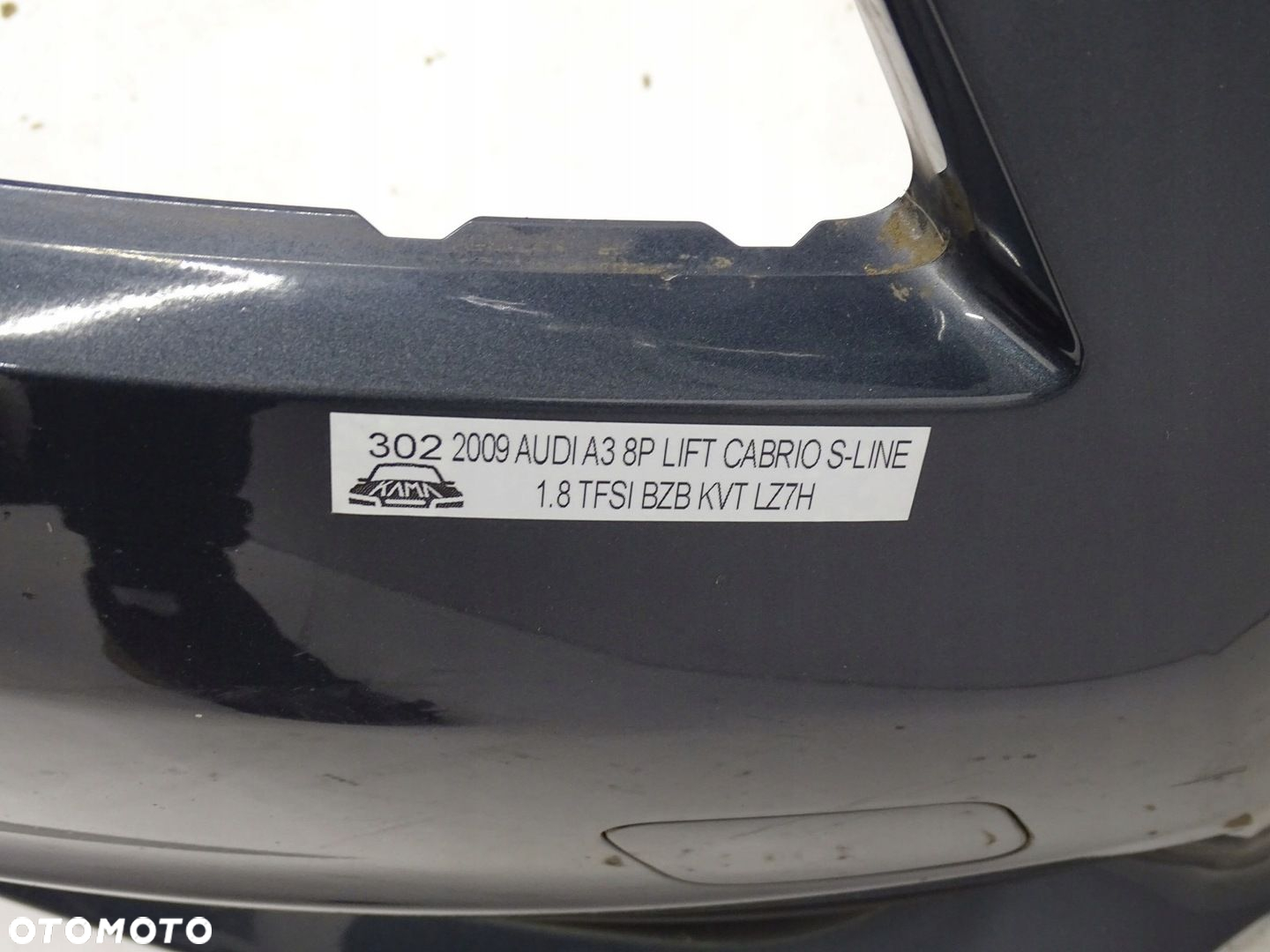 KPL ZDERZAK PRZÓD PRZEDNI AUDI A3 8P LIFT S-LINE LZ7H 08R- - 16