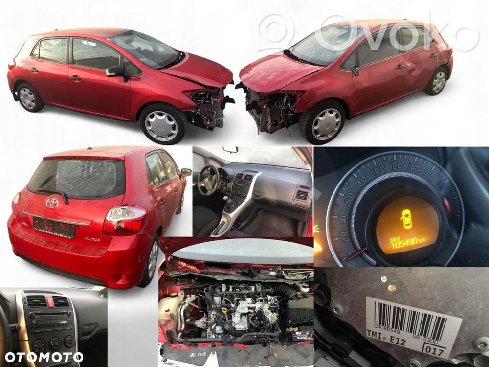 Toyota Auris I E15 LIFT HB 5D 2010-2012 Próg prawy przód słupek środkowy - 9