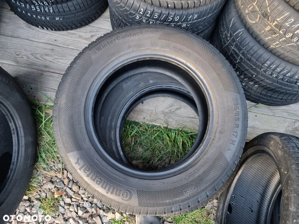 Opony Continental WinterContact TS850P 235/65R17 2022r, 6,5/5,5mm bdb stan - 10