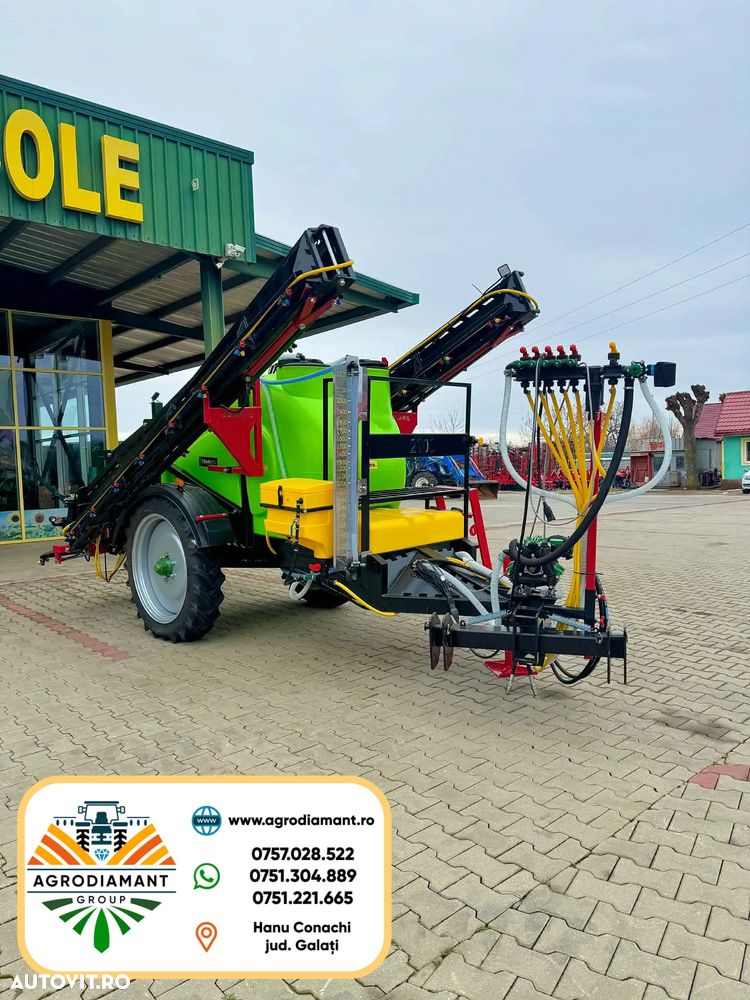 Alta Instalatie de erbicidat tractata full hidraulica DEMAROL CYCLON 2000L - 2