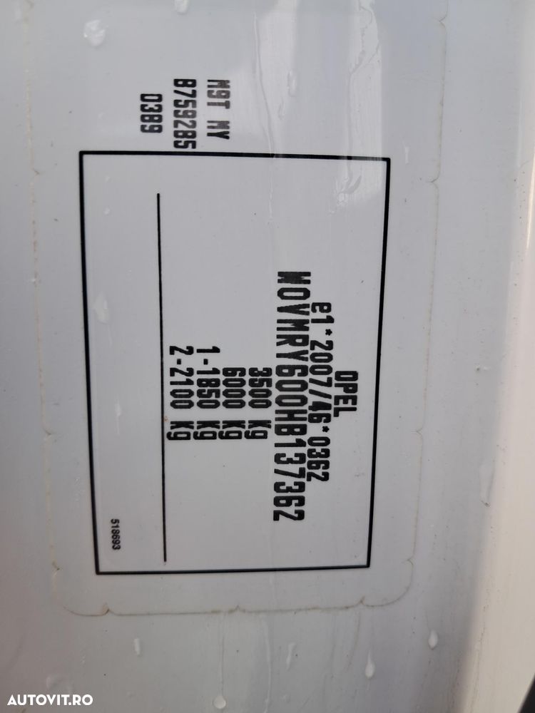 Opel MOVANO FURGON 2.3D 130CP MANUAL EURO 6 - 24