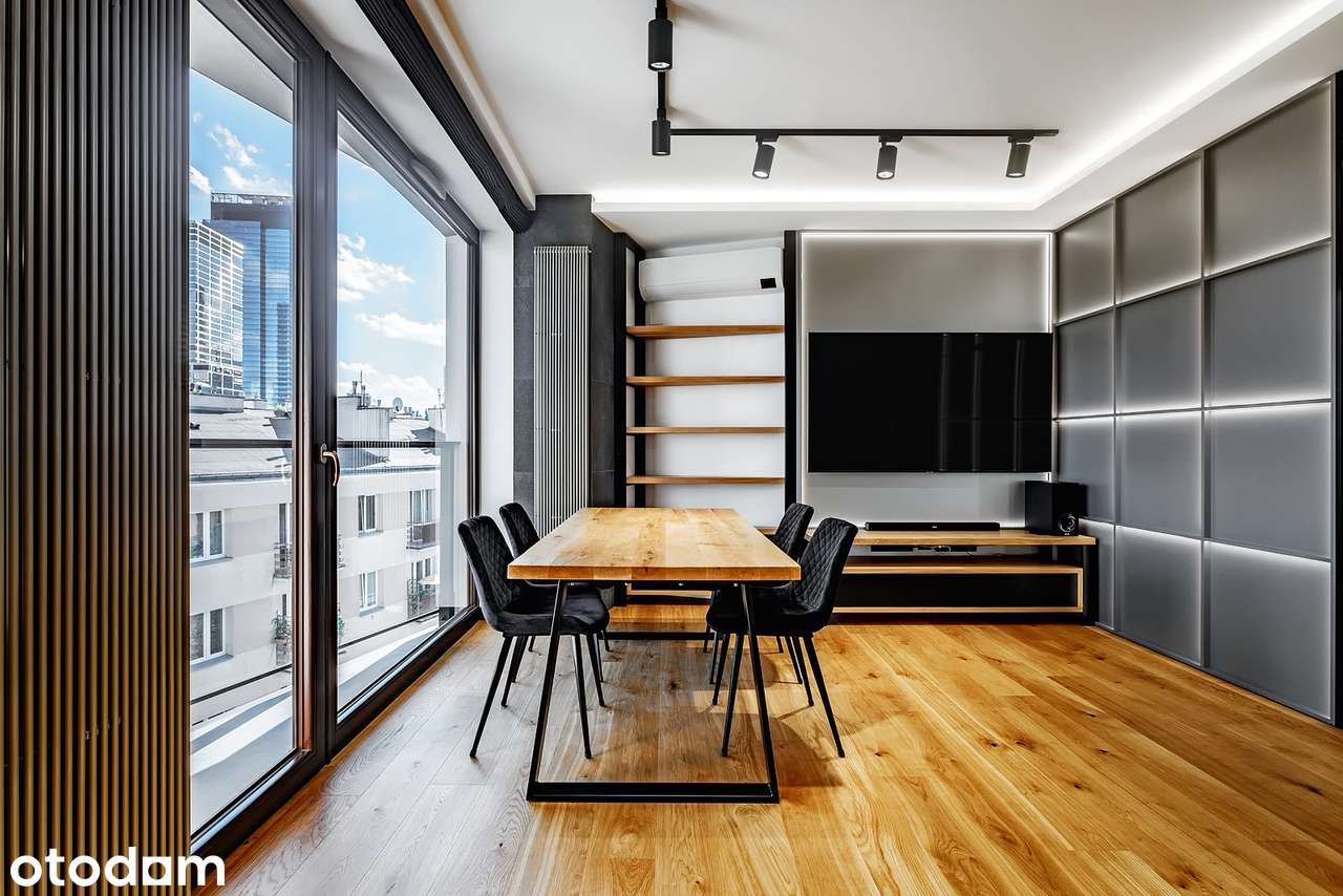 Nowoczesny Premium Apartament z pięknym widokiem na Warszawskie City