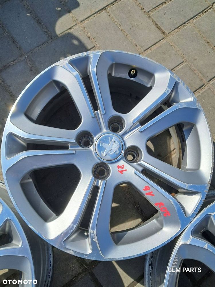 peugeot 208 felgi aluminiowe 16" 9673773677 et23 6" 4x108 - 13