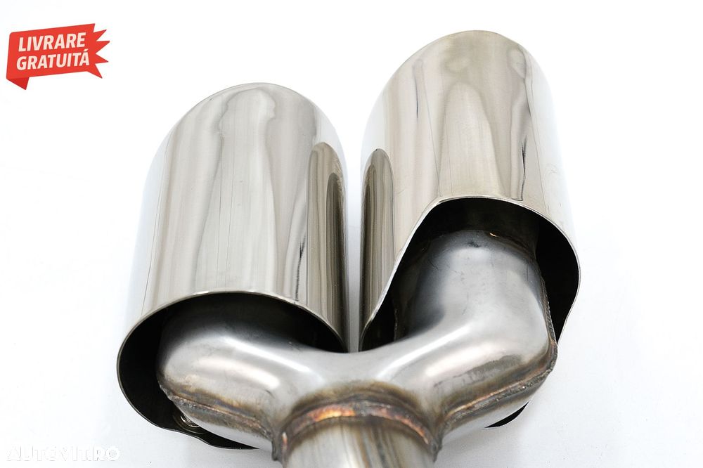 Ornamente Evacuare Porsche Cayenne 9Y0 SUV 3.0 (2018-up) Crom- livrare gratuita - 6