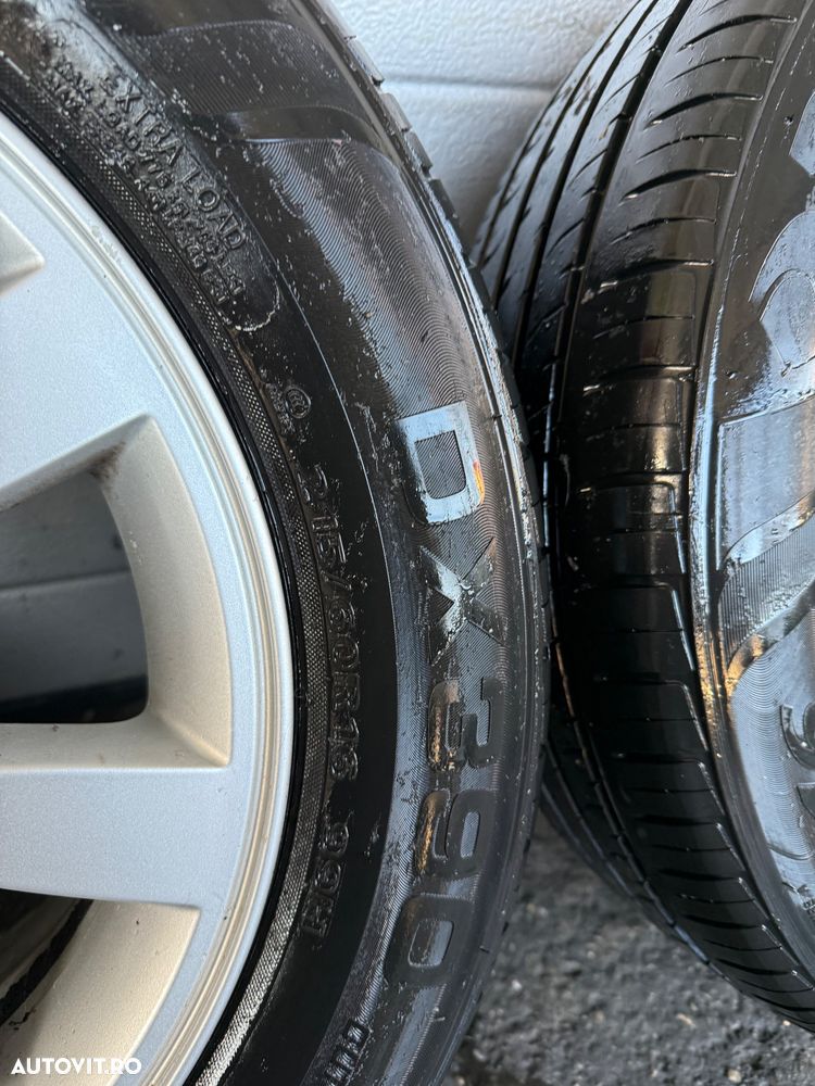 Set 4 Jante Aliaj Originale Subaru 16" - 5x100 - Forester, Legacy, Impreza Anvelope de vară - 14