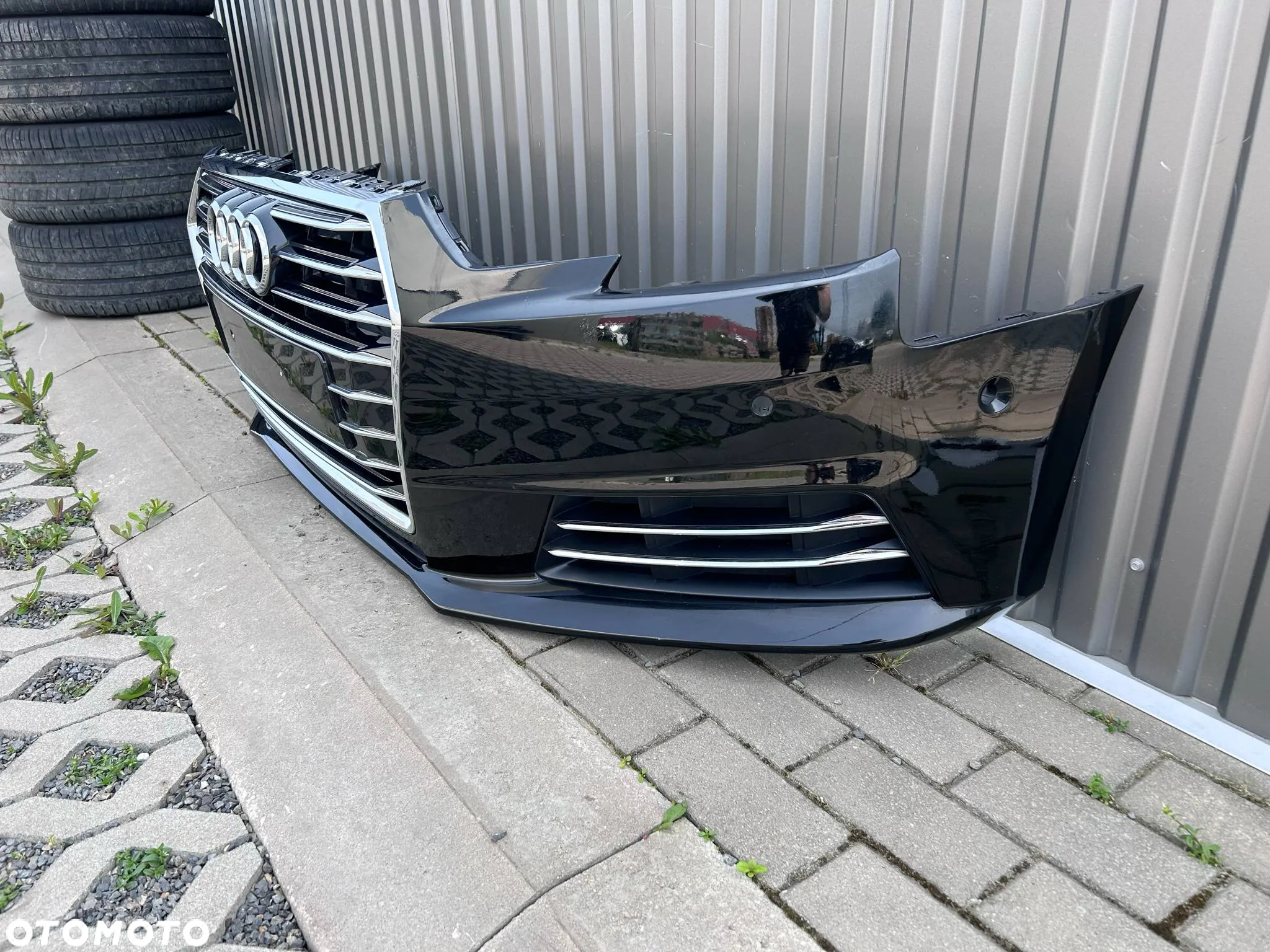 Audi A4 B9 8W Zderzak Przód Przedni kompletny LY9T 15-19r. 6xPDC Ładny - 6