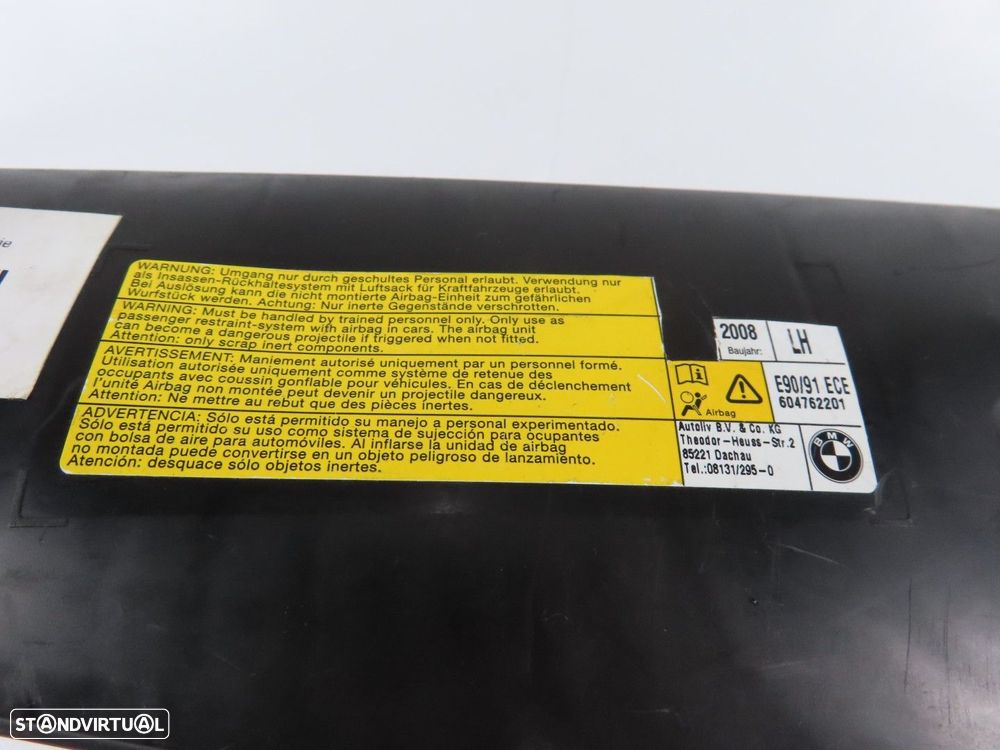 Airbag do banco Esquerdo/Frente/Lateral Usado / Original BMW 3 (E90)/BMW 3 Touri... - 4
