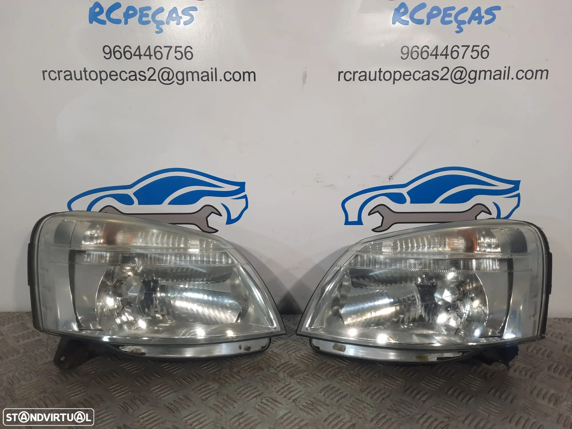 OTICA OTICAS ORIGINAIS ESQUERDA DIREITA CITROËN BERLINGO I 1 Mk1 FASE 2 FIRST BODY BOX MPV OPTICA OPTICAS FAROL FAROIS - 2