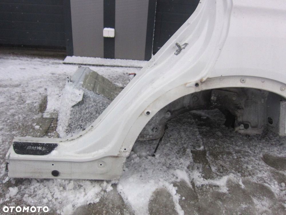 BMW X3 F25 ĆWIARTKA TYLNA LEWA TYŁ BŁOTNIK TYLNY LEWY BIAŁY POSZYCIE - 4
