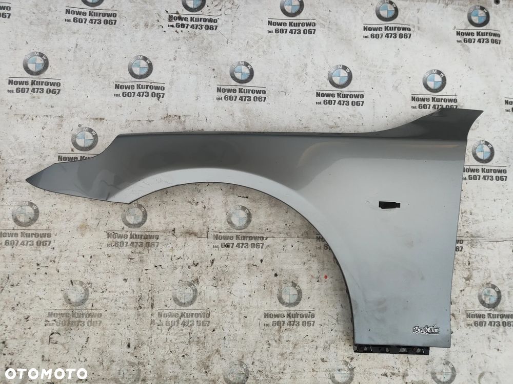 BMW E60 E61 Błotnik lewy przedni przód Silbergrau A08 - 2
